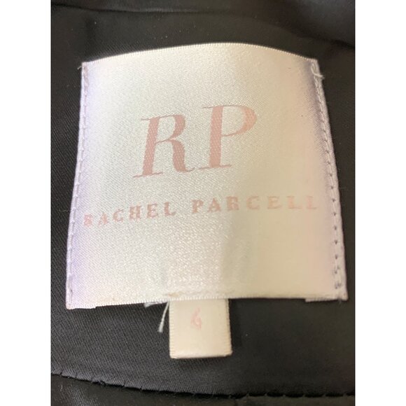 Rachel Parcell Black Sparkle Plaid Blazer  Double Breasted Size 4 RV10320 EUC - Picture 5 of 11